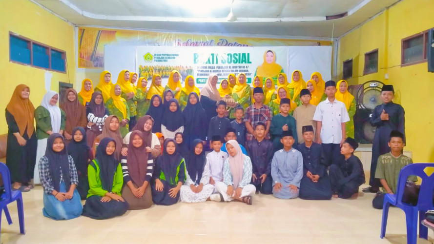 BAKSOS DPD Pengajian Al-Hidayah Riau ke Panti Asuhan Amanah, Semarakkan HUT ke-47